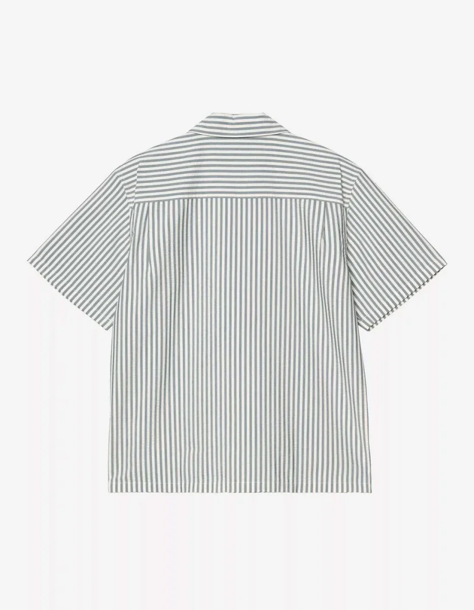 Camisa CARHARTT WIP LEAVEL - Blue River / Wax - Imagen 3