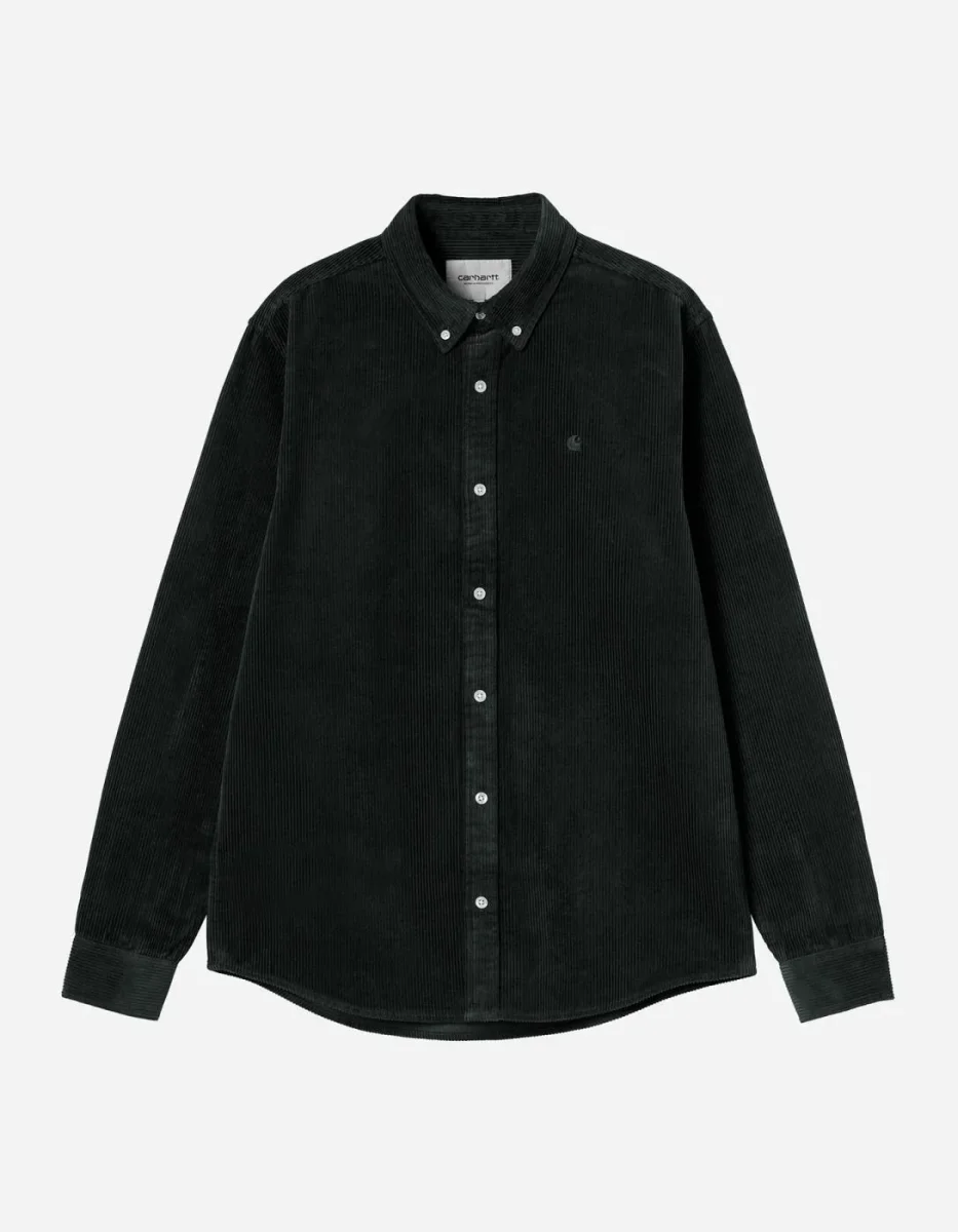 Camisa CARHARTT WIP MADISON CORD - Raven - Imagen 5