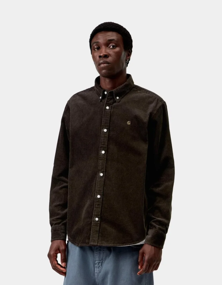 Camisa CARHARTT WIP MADISON CORD - Tobacco - Imagen 2