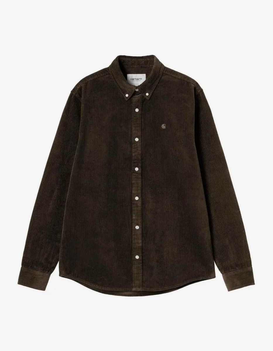Camisa CARHARTT WIP MADISON CORD - Tobacco - Imagen 5