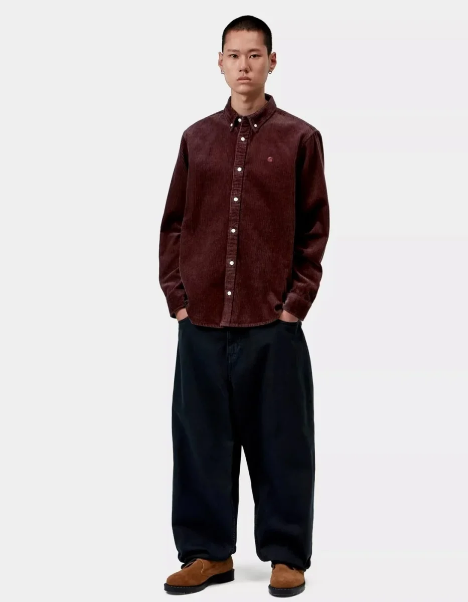 Camisa CARHARTT WIP MADISON CORD - Amarone - Imagen 4