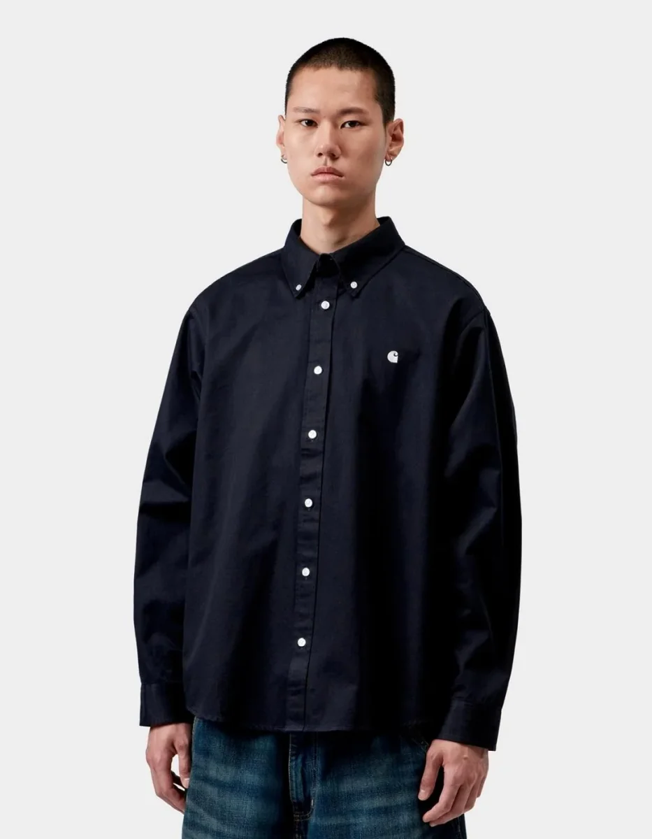 Camisa CARHARTT WIP OG MADISON - Dark Navy - Imagen 2