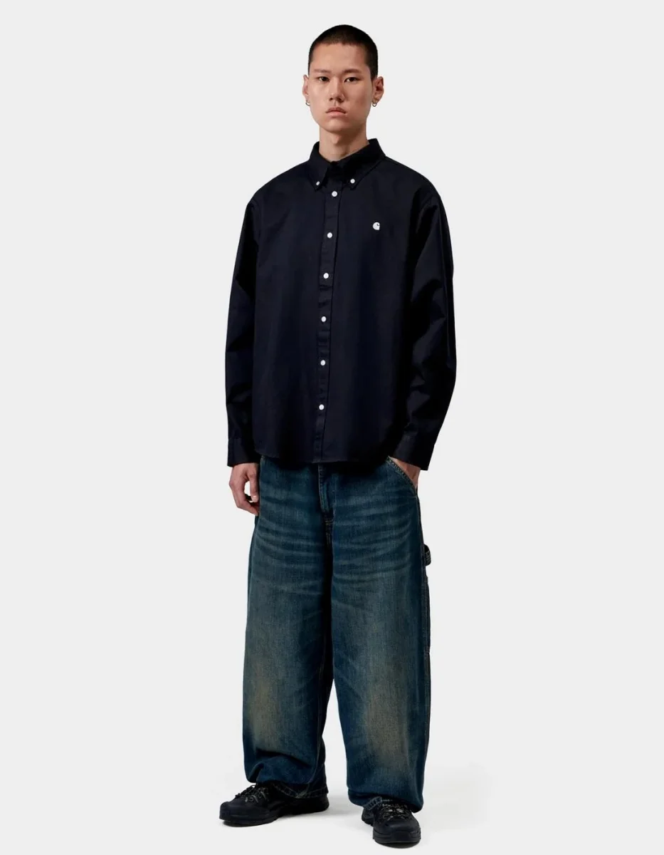 Camisa CARHARTT WIP OG MADISON - Dark Navy - Imagen 4