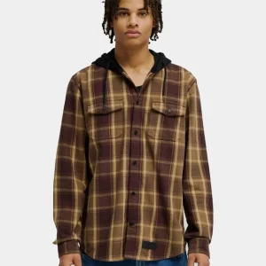 Camisa DC SHOES RUCKUS - Coffee Bean