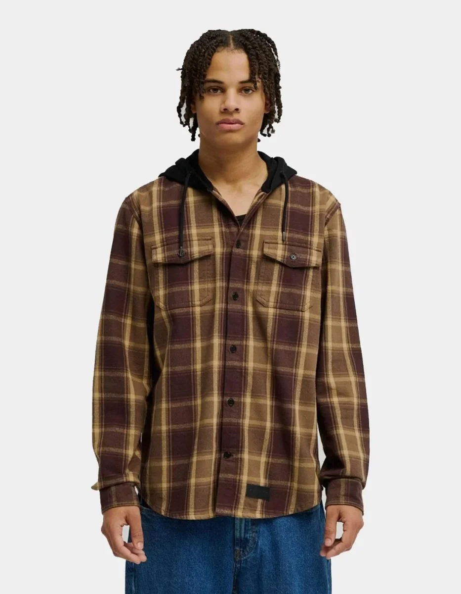 Camisa DC SHOES RUCKUS - Coffee Bean - Imagen 2
