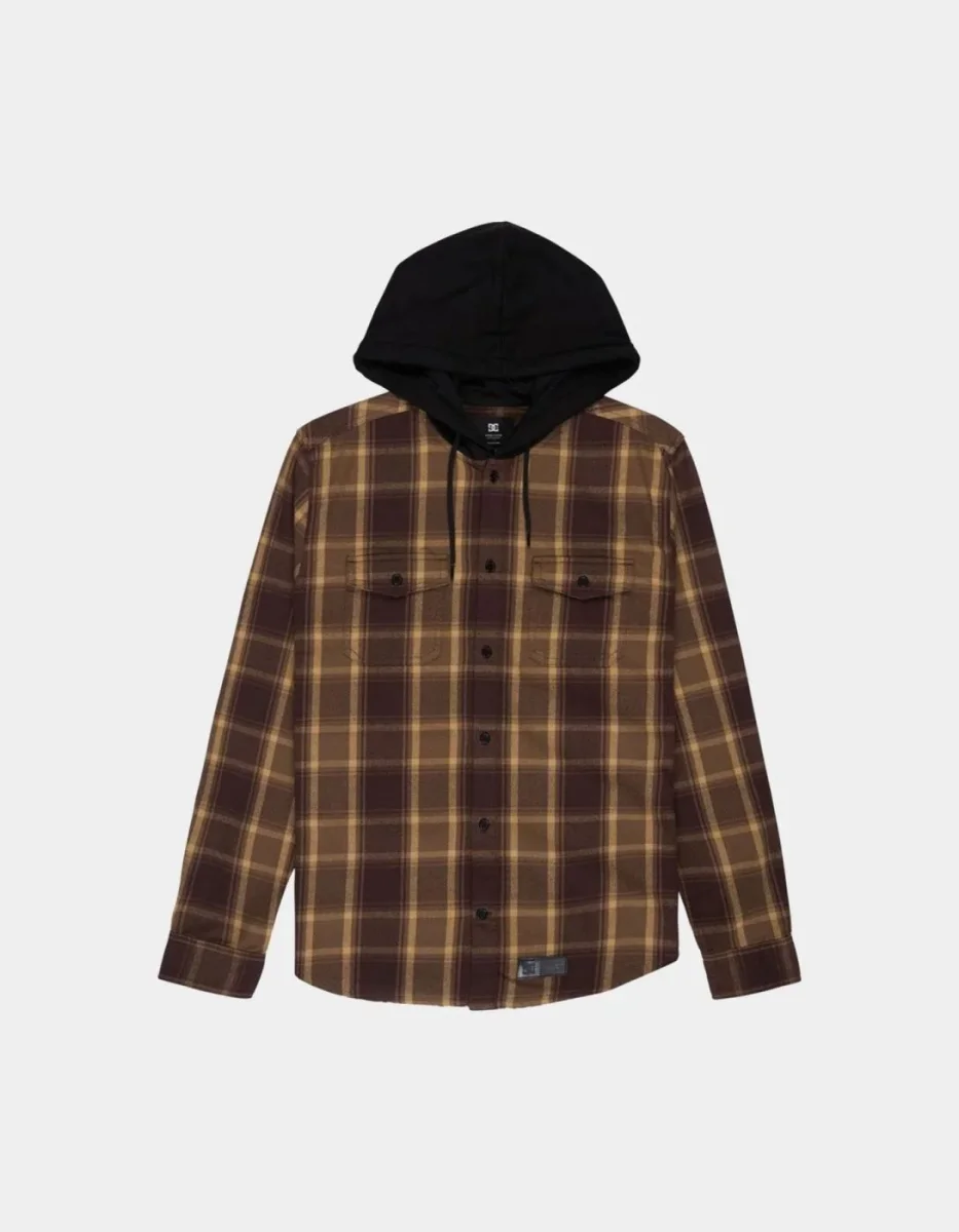 Camisa DC SHOES RUCKUS - Coffee Bean - Imagen 6