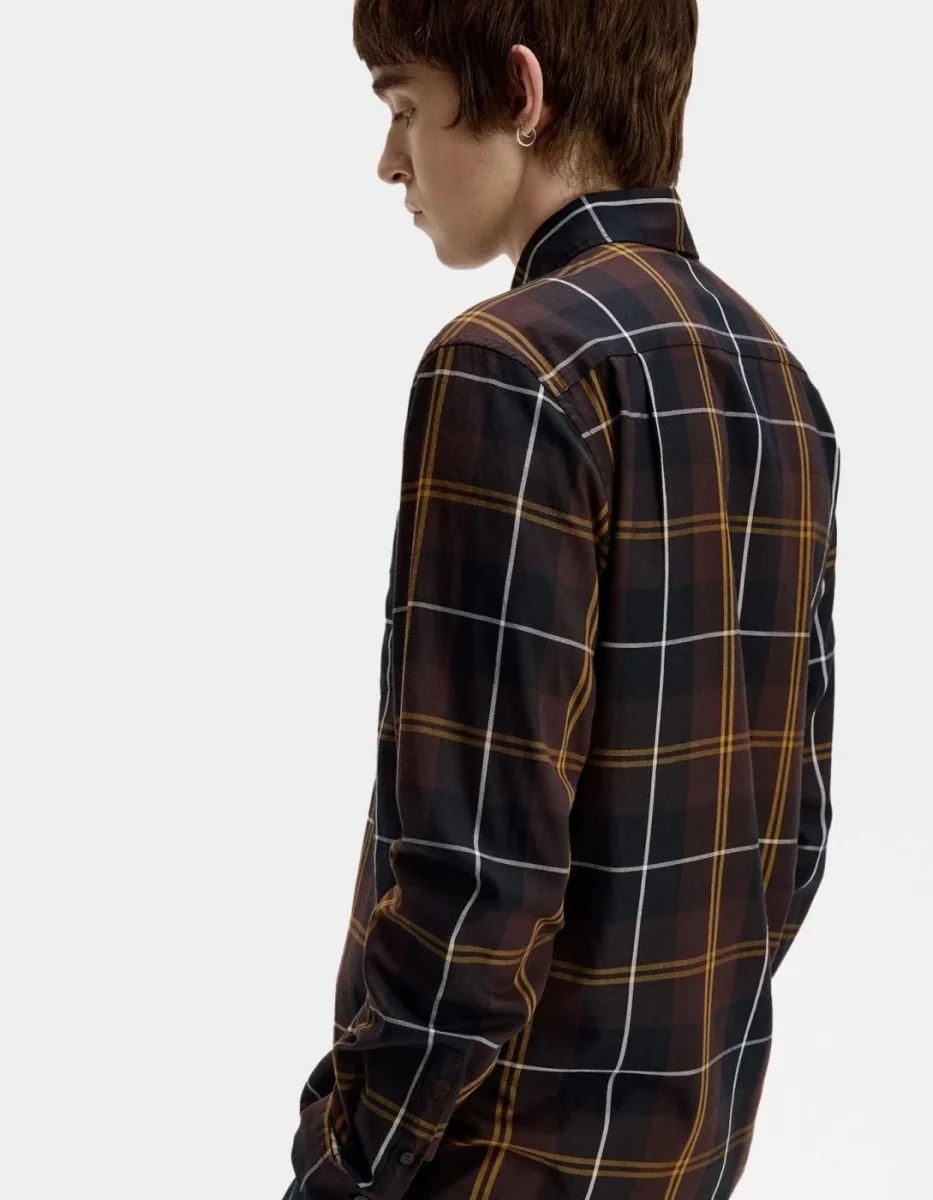 Camisa FRED PERRY M3457 - Rich Brown - Imagen 3