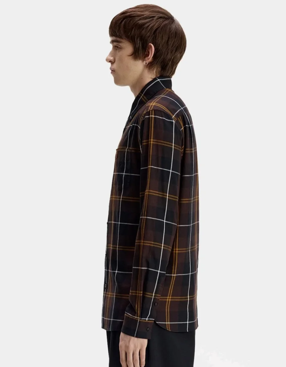 Camisa FRED PERRY M3457 - Rich Brown - Imagen 6
