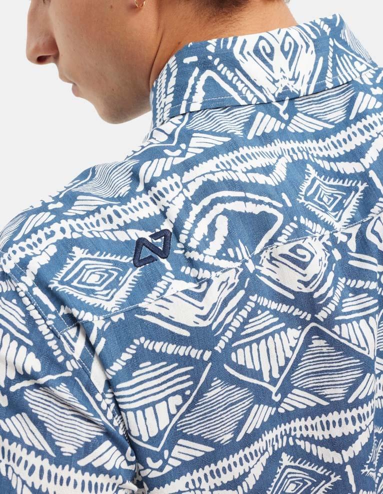Camisa HYDROPONIC KAYAK - Blue White - Imagen 5