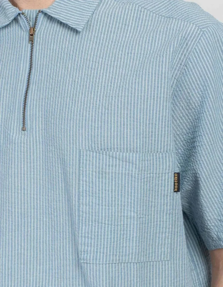 Camisa KAOTIKO BARACOA - Blue - Imagen 4