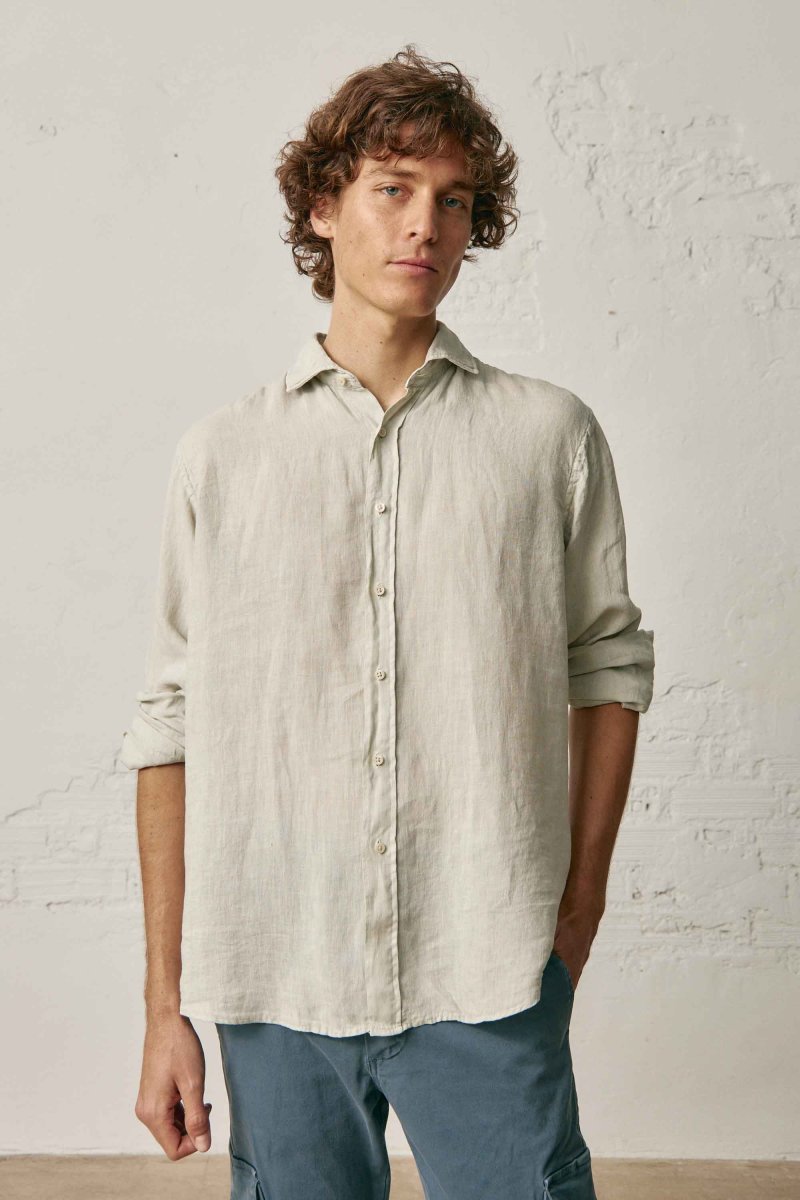 Camisa de Lino - Piedra