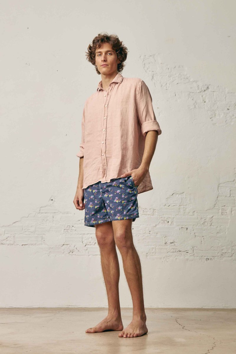 Camisa de Lino - Salmón - Imagen 5