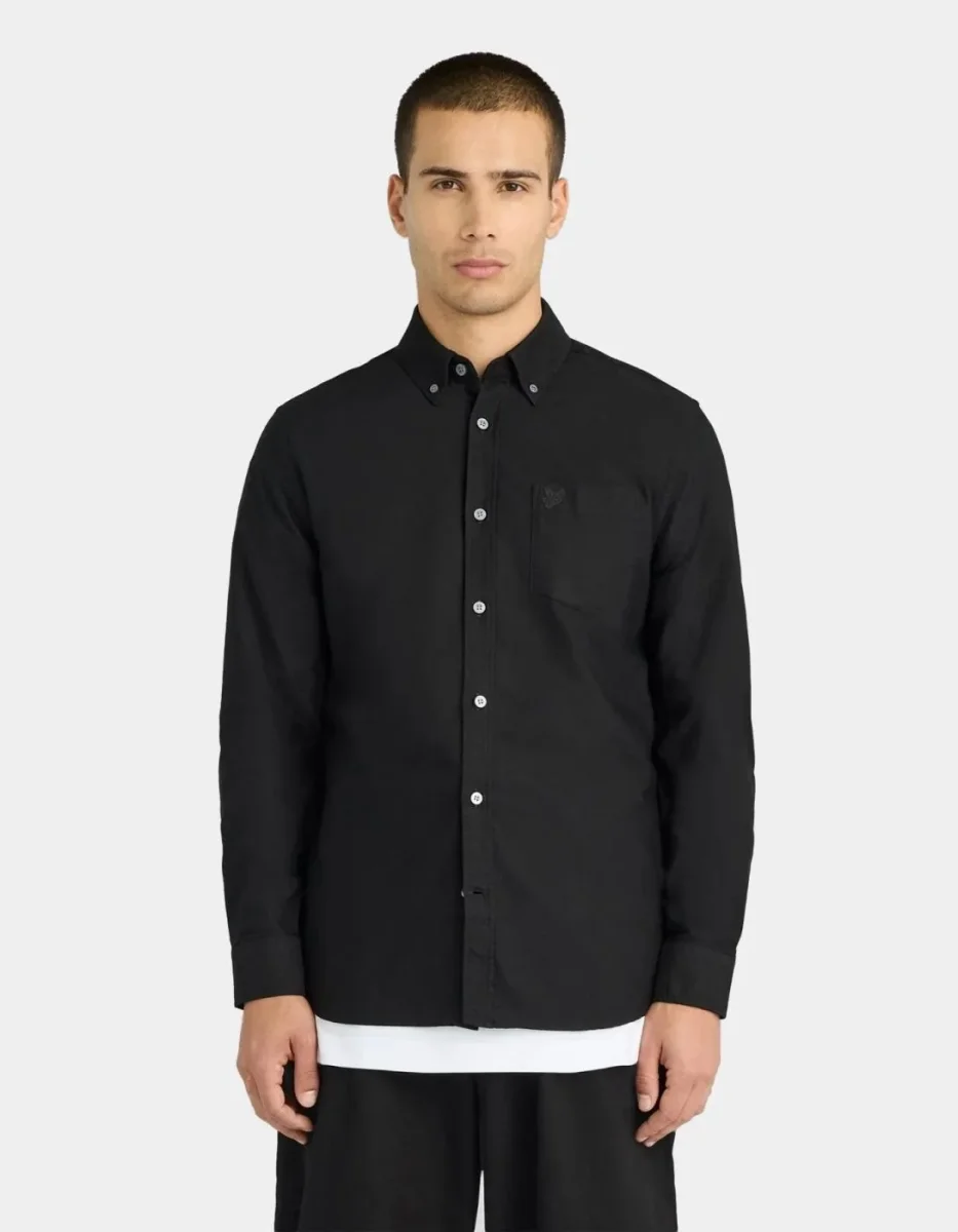 Camisa Lyle&Scott LW2112TONT - Jet Black - Imagen 2