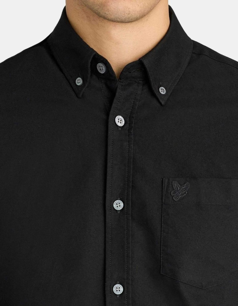 Camisa Lyle&Scott LW2112TONT - Jet Black - Imagen 5