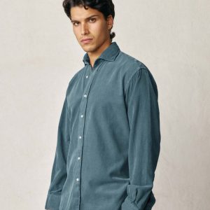 Camisa Micropana - Azul Océano