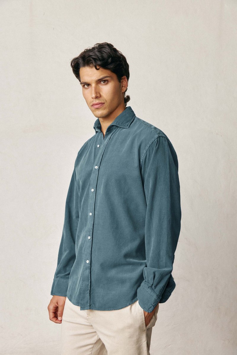 Camisa Micropana - Azul Océano