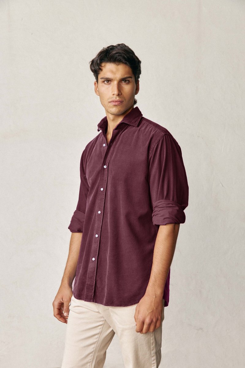 Camisa Micropana - Burdeos - Imagen 2