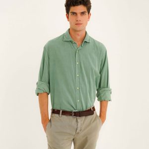 Camisa Micropana - Verde