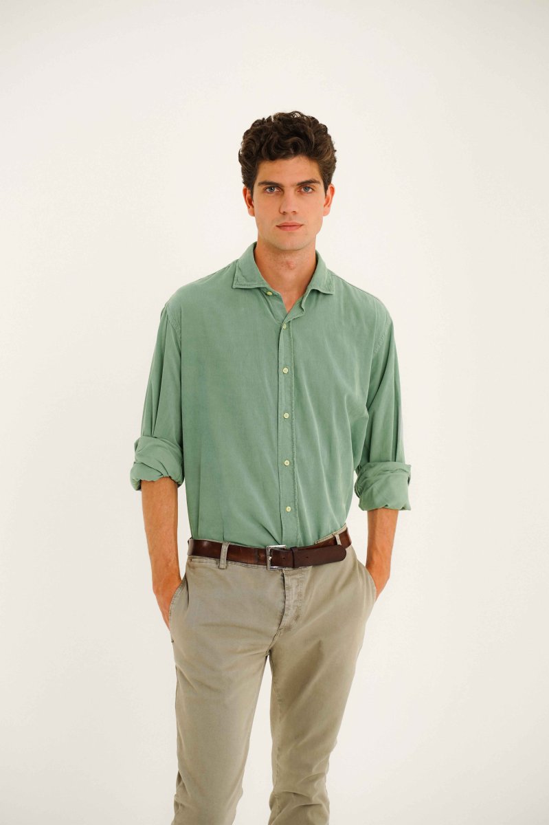 Camisa Micropana - Verde - Imagen 2