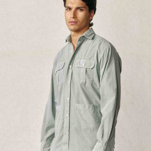 Camisa Micropana 4 Bolsillos - Verde