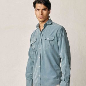 Camisa Micropana 2 Bolsillos - Verde Botella