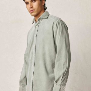Camisa Micropana - Verde Lavado