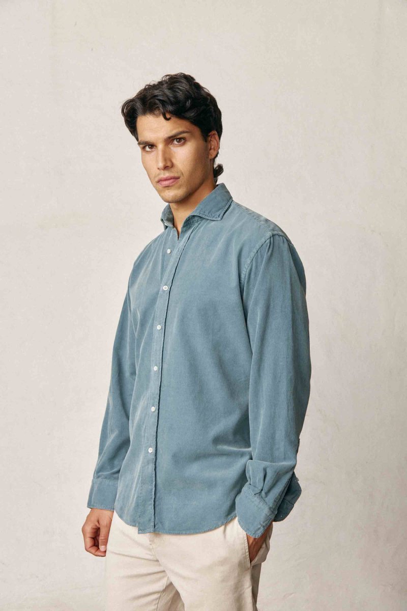 Camisa Micropana - Verde Petróleo - Imagen 3
