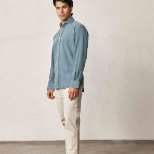 Camisa Micropana - Verde Petróleo