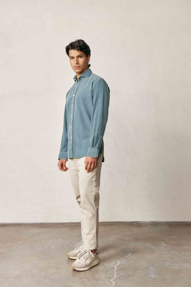 Camisa Micropana - Verde Petróleo - Imagen 2