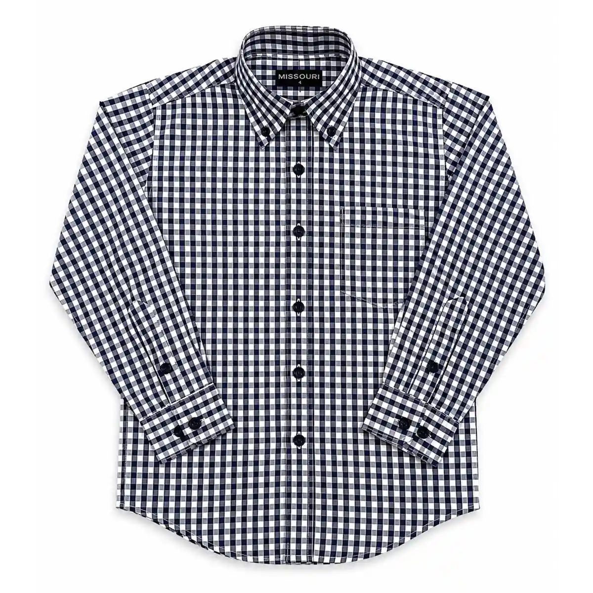 Camisa Missouri Cuadros Azul y Blanco