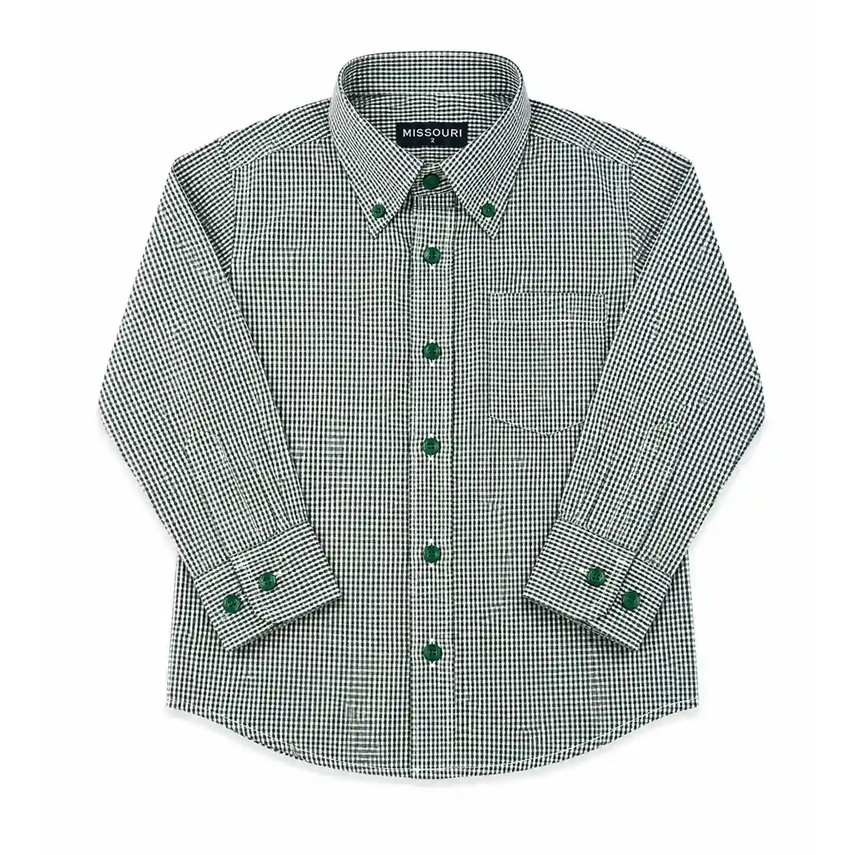 Camisa Missouri Verde de Cuadros Clásicos
