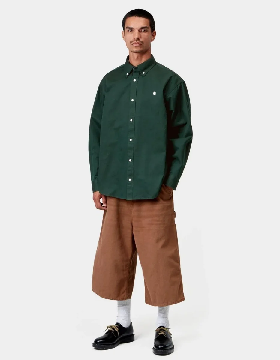 Camisa CARHARTT WIP OG MADISON - Dark Scarab - Imagen 4
