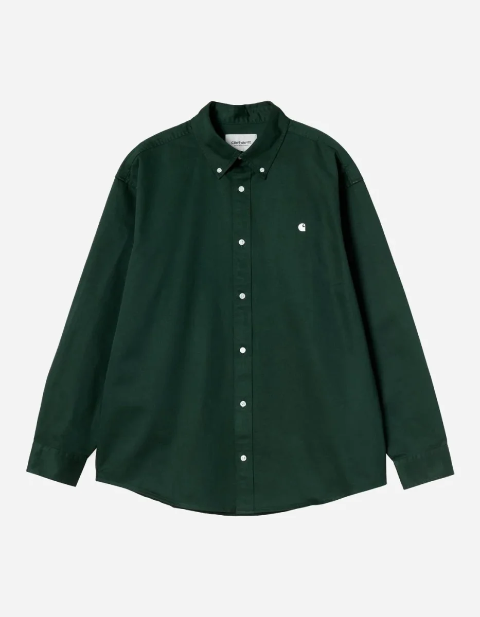 Camisa CARHARTT WIP OG MADISON - Dark Scarab - Imagen 5