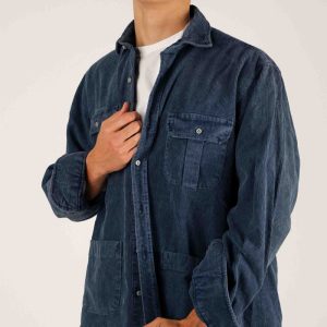 Camisa de Pana 4 Bolsillos - Marino