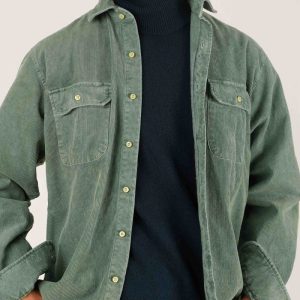 Camisa de Pana 2 Bolsillos - Verde