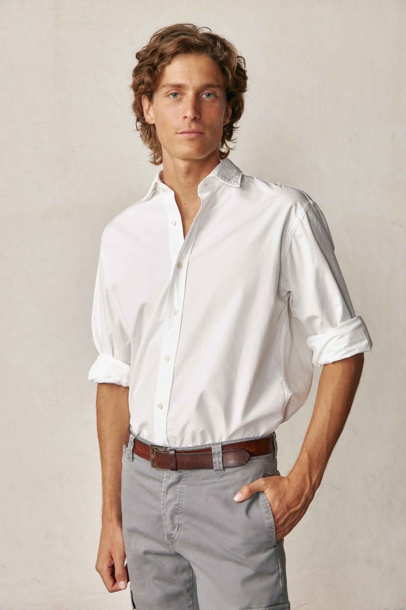 Camisa De Popelín - Blanco - Imagen 4