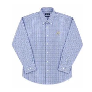 Camisa SGVI Cuadros Azul y Rosa Fondo Azul
