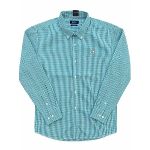 Camisa SGVI Microcuadro Verde Esmeralda