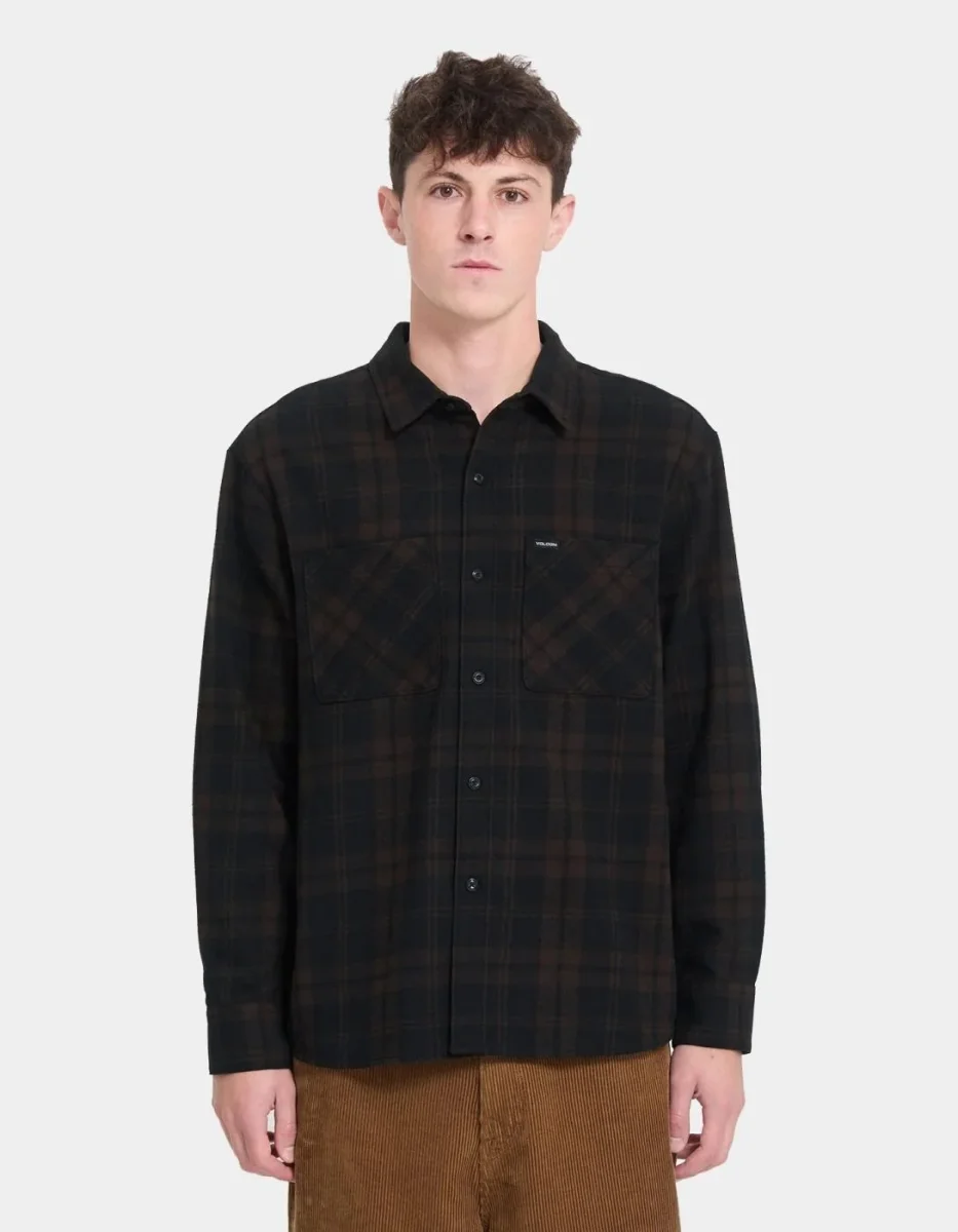 Camisa VOLCOM HUNKSTONE - Cacao - Imagen 2