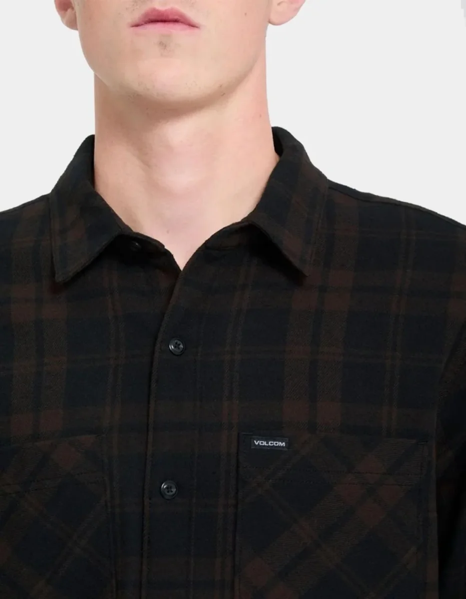 Camisa VOLCOM HUNKSTONE - Cacao - Imagen 5