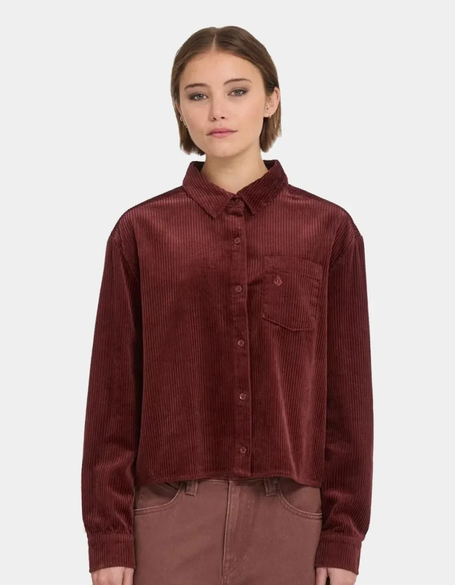 Camisa VOLCOM WEELLOW CORD - Brick - Imagen 2