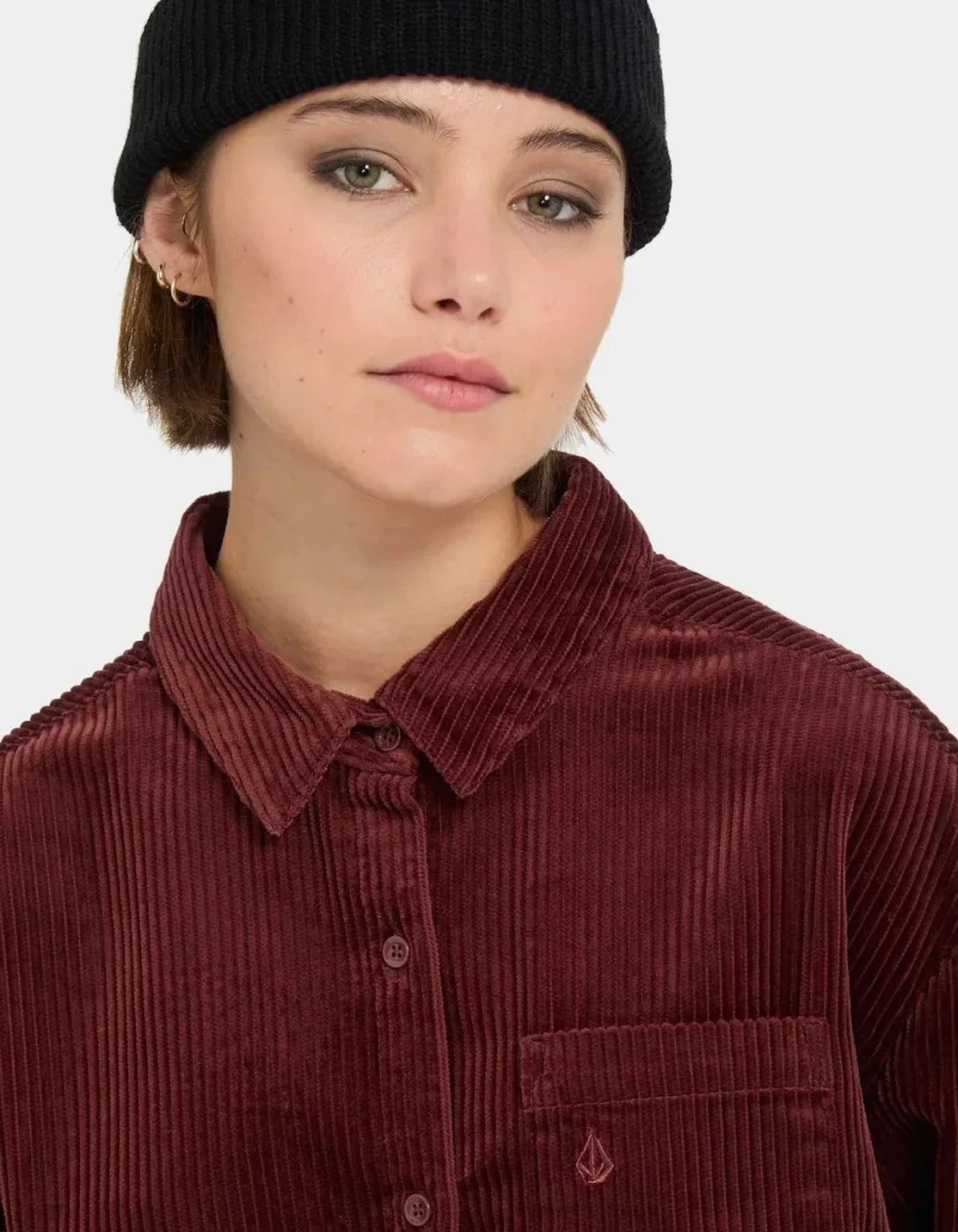 Camisa VOLCOM WEELLOW CORD - Brick - Imagen 4