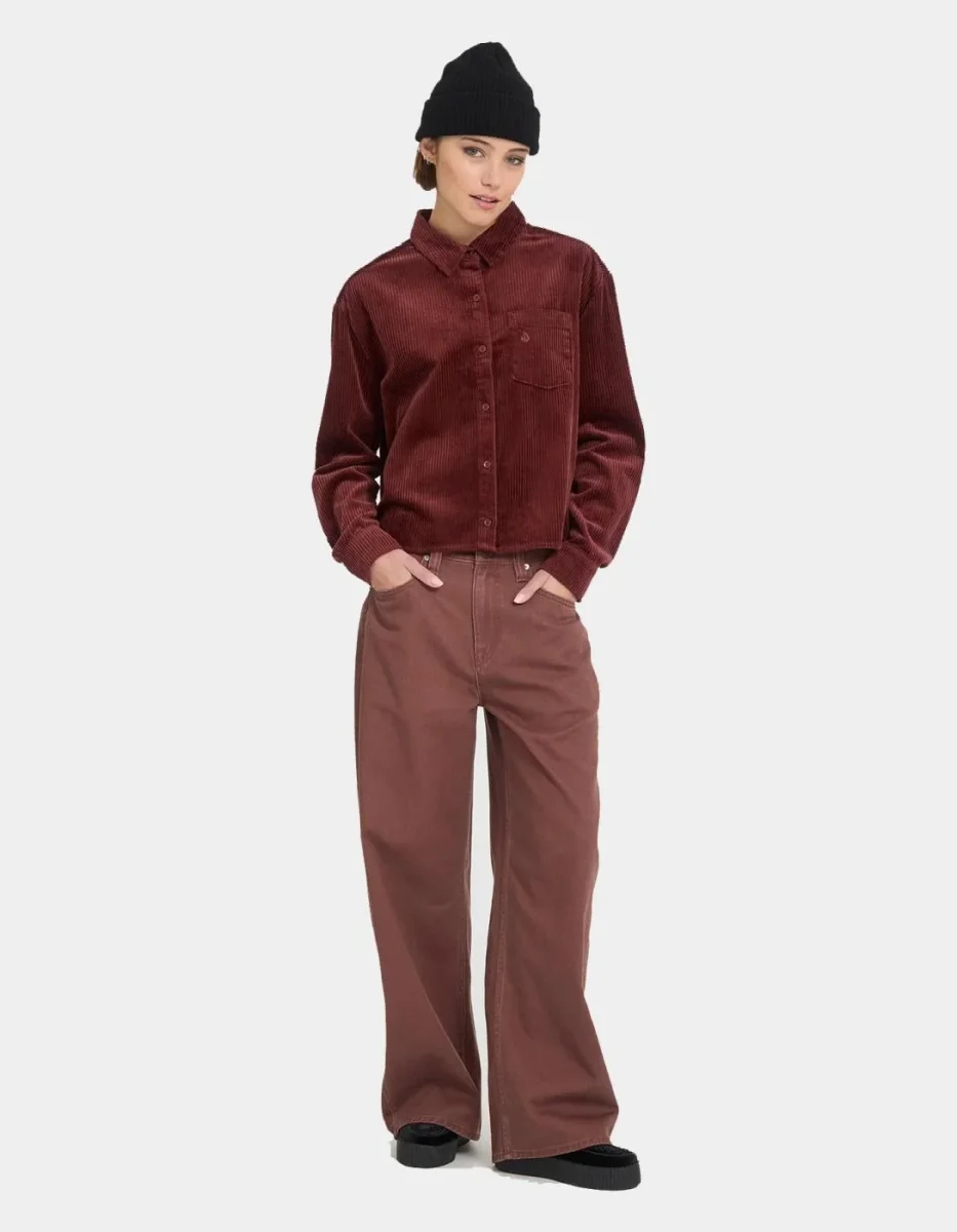 Camisa VOLCOM WEELLOW CORD - Brick - Imagen 5