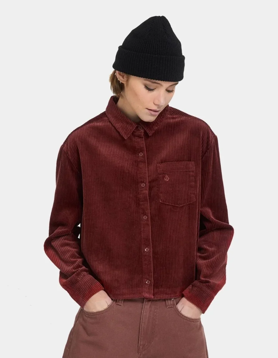 Camisa VOLCOM WEELLOW CORD - Brick - Imagen 6