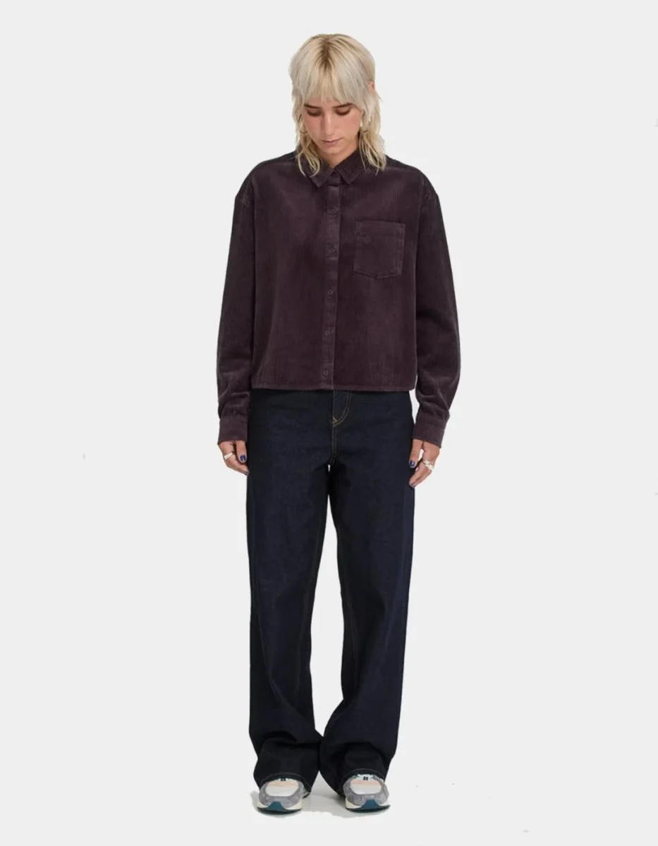 Camisa VOLCOM WEELLOW CORD - Raisin - Imagen 4