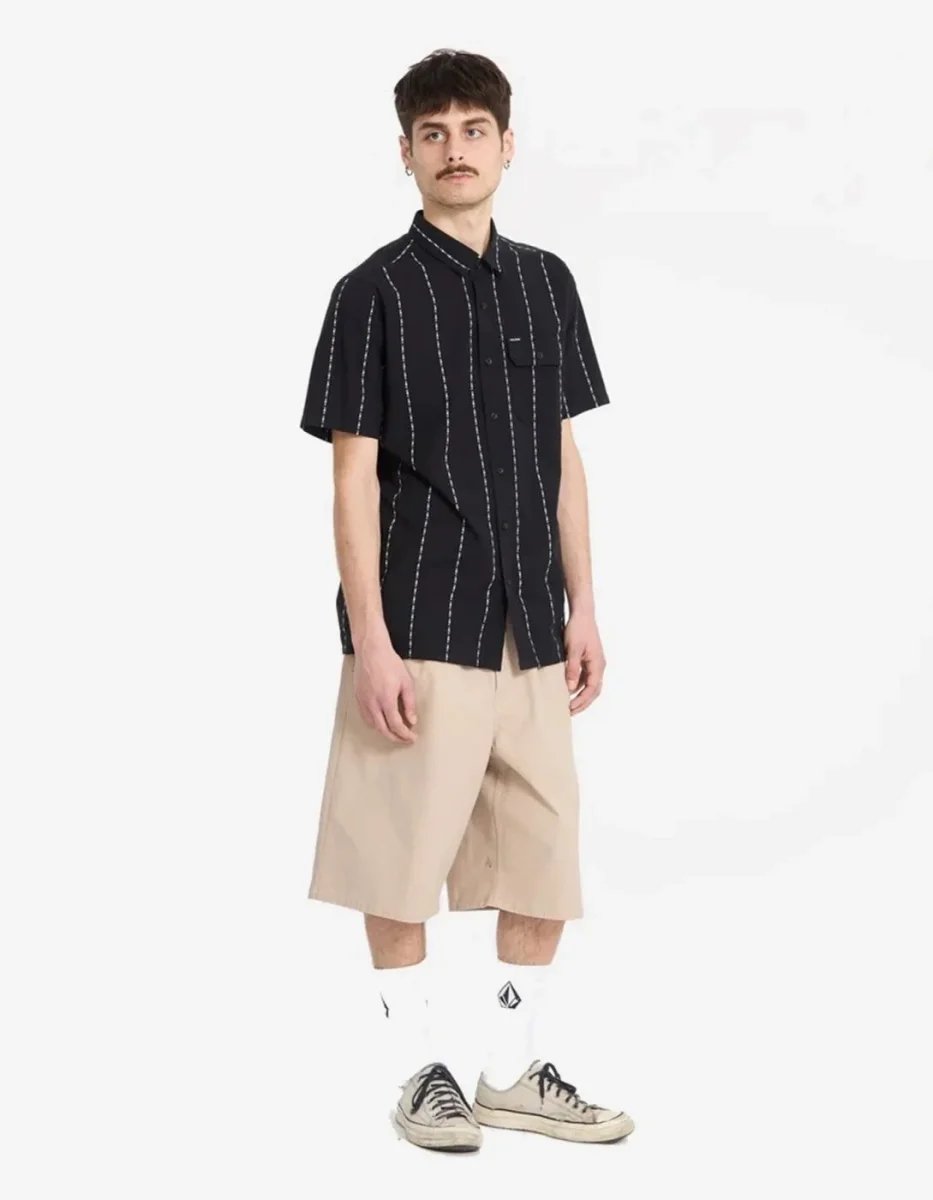 Camisa VOLCOM WHITWORTH - Gloss Black - Imagen 5