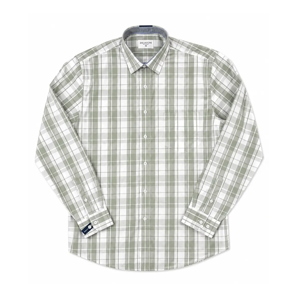 Camisa Zalvatore Cuadrillé Verde