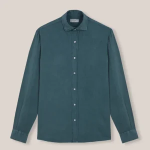 Camisa de Lino - Verde Botella