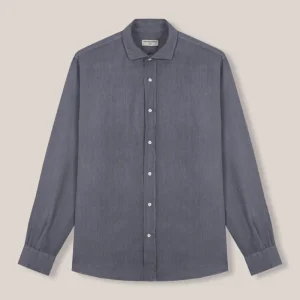 Camisa de Lino - Gris