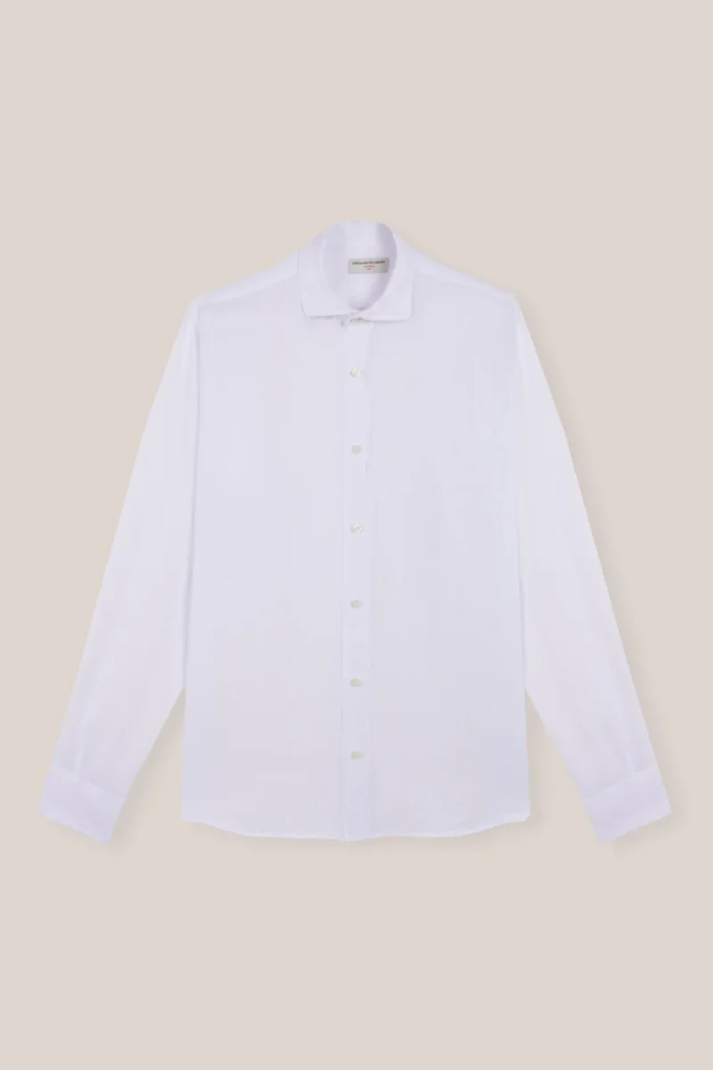 Camisa de Lino - Blanco - Imagen 4